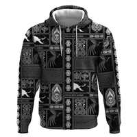 Papua New Guinea Heritage Motif Hoodie Black Version