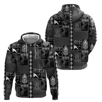Papua New Guinea Heritage Motif Hoodie Black Version