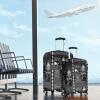 Papua New Guinea Heritage Motif Luggage Cover Black Version