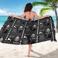 Papua New Guinea Heritage Motif Sarong Black Version