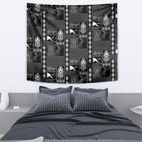 Papua New Guinea Heritage Motif Tapestry Black Version