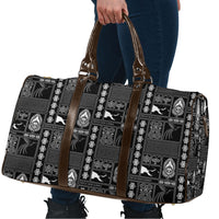 Papua New Guinea Heritage Motif Travel Bag Black Version