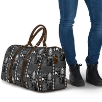 Papua New Guinea Heritage Motif Travel Bag Black Version