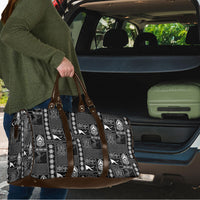 Papua New Guinea Heritage Motif Travel Bag Black Version