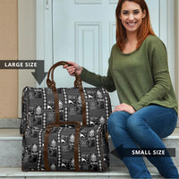 Papua New Guinea Heritage Motif Travel Bag Black Version