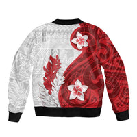 Samoa Teuila 2024 Bomber Jacket Samoan Siapo Pattern Red Version LT05 - Polynesian Pride