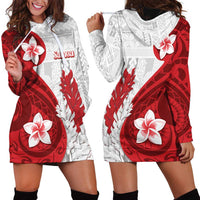 Samoa Teuila 2024 Hoodie Dress Samoan Siapo Pattern Red Version LT05 - Polynesian Pride
