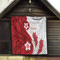 Samoa Teuila 2024 Quilt Samoan Siapo Pattern Red Version