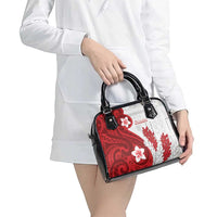 Samoa Teuila 2024 Shoulder Handbag Samoan Siapo Pattern Red Version