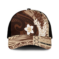 Samoa Teuila 2025 Mesh Trucker Cap Samoan Siapo Pattern Brown Version - Polynesian Pride