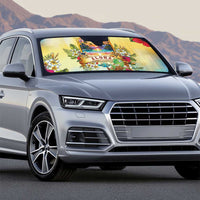 Aloha Hawaii Turtle Auto Sun Shade Retro Style - Polynesian Pride