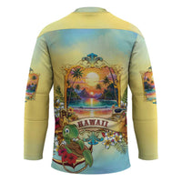Aloha Hawaii Turtle Hockey Jersey Retro Style LT05 - Polynesian Pride