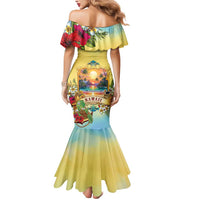 Aloha Hawaii Turtle Mermaid Dress Retro Style - Polynesian Pride