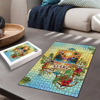 Aloha Hawaii Turtle Puzzle Retro Style LT05 - Polynesian Pride