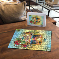 Aloha Hawaii Turtle Puzzle Retro Style LT05 - Polynesian Pride