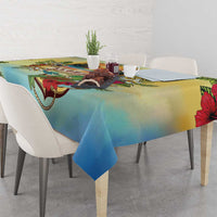 Aloha Hawaii Turtle Tablecloth Retro Style - Polynesian Pride