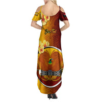 Personalized Papua New Guinea Western Province Family Matching Summer Maxi Dress and Hawaiian Shirt Mix Coat Of Arms Polynesian Pattern LT05 - Polynesian Pride