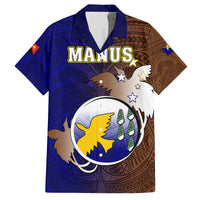 Personalized Papua New Guinea Manus Province Kid Hawaiian Shirt Mix Coat Of Arms Polynesian Pattern LT05 Kid Brown - Polynesian Pride