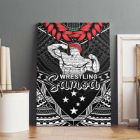 Samoa Wrestling Canvas Wall Art Samoan Wrestler Ulafala Style
