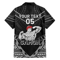 Custom Samoa Wrestling Family Matching Off Shoulder Maxi Dress and Hawaiian Shirt Samoan Wrestler Ulafala Style