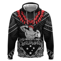 Custom Samoa Wrestling Hoodie Samoan Wrestler Ulafala Style