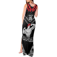Custom Samoa Wrestling Tank Maxi Dress Samoan Wrestler Ulafala Style LT05 - Polynesian Pride