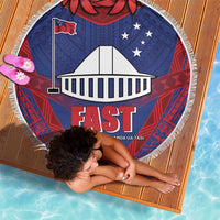 FAST Party Samoa Beach Blanket Samoan Coat Of Arms Ulafala Style LT05 - Polynesian Pride