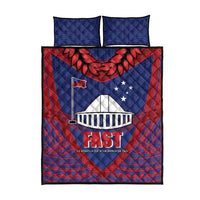 FAST Party Samoa Quilt Bed Set Samoan Coat Of Arms Ulafala Style