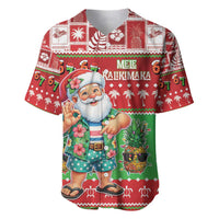 Mele Kalikimaka Hawaii Christmas Baseball Jersey Funny Santa 67 Gen Alpha Slang - Polynesian Pride