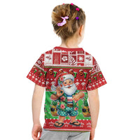 Mele Kalikimaka Hawaii Christmas Kid T Shirt Funny Santa 67 Gen Alpha Slang - Polynesian Pride