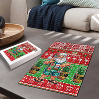 Mele Kalikimaka Hawaii Christmas Puzzle Funny Santa 67 Gen Alpha Slang - Polynesian Pride