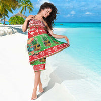 Mele Kalikimaka Hawaii Christmas Sarong Funny Santa 67 Gen Alpha Slang - Polynesian Pride