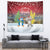 Christmas In July Tapestry Funny Dabbing Dance Koala And Blue Penguins
