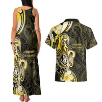 Sarcoma Awareness Couples Matching Tank Maxi Dress and Hawaiian Shirt You Are Stronger Than Sarcoma