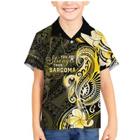 Sarcoma Awareness Family Matching Mermaid Dress and Hawaiian Shirt You Are Stronger Than Sarcoma