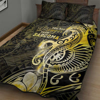 Sarcoma Awareness Quilt Bed Set You Are Stronger Than Sarcoma