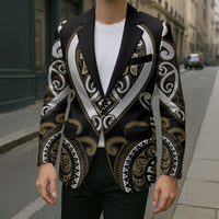 Custom Aotearoa Waikato Tainui Blazer Maori Tribal Pattern