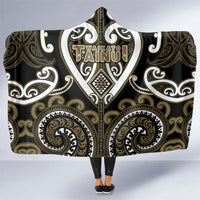 Aotearoa Waikato Tainui Hooded Blanket Maori Tribal Pattern