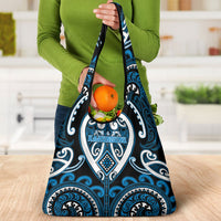 Aotearoa Ngati Kahungunu Grocery Bag Maori Tribal Pattern