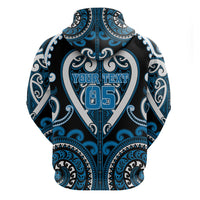 Custom Aotearoa Ngati Kahungunu Hoodie Maori Tribal Pattern