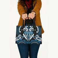Aotearoa Ngati Kahungunu Leather Bag Maori Tribal Pattern