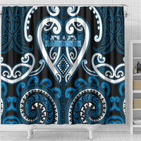 Aotearoa Ngati Kahungunu Shower Curtain Maori Tribal Pattern
