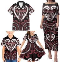 Custom Aotearoa Te Arawa Family Matching Puletasi and Hawaiian Shirt Maori Tribal Pattern LT05 - Polynesian Pride