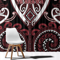 Aotearoa Te Arawa Window Curtain Maori Tribal Pattern