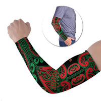 Custom Aotearoa Ngai Tuhoe Arm Sleeves Maori Tribal Pattern