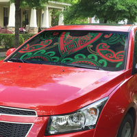 Aotearoa Ngai Tuhoe Auto Sun Shade Maori Tribal Pattern