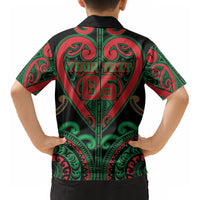 Custom Aotearoa Ngai Tuhoe Kid Hawaiian Shirt Maori Tribal Pattern LT05 - Polynesian Pride