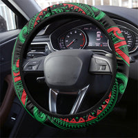 Aotearoa Ngai Tuhoe Steering Wheel Cover Maori Tribal Pattern