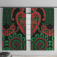 Aotearoa Ngai Tuhoe Window Curtain Maori Tribal Pattern