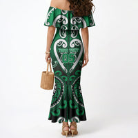 Custom Aotearoa Ngati Maniapoto Mermaid Dress Maori Tribal Pattern LT05 - Polynesian Pride